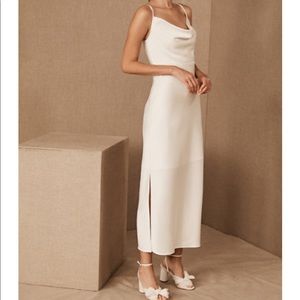 HOLD - BHLDN Kari Midi Slip Dress Ivory